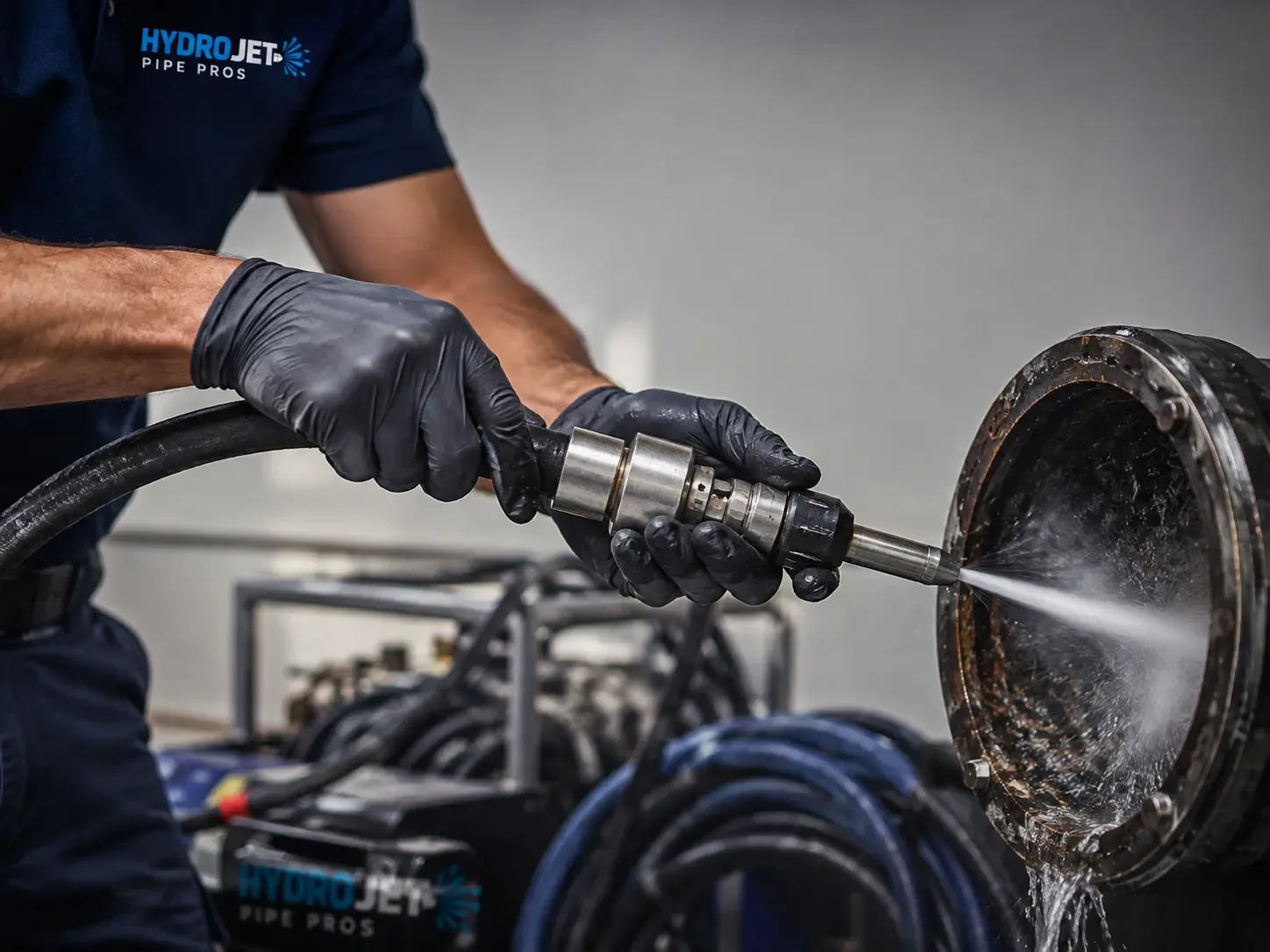 Hydro Jet Pipe Descaling in Belmont, CA